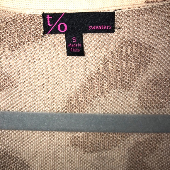 🐆 Charlotte Russe Cheetah Print Cardigan 🐆 - Picture 3 of 3